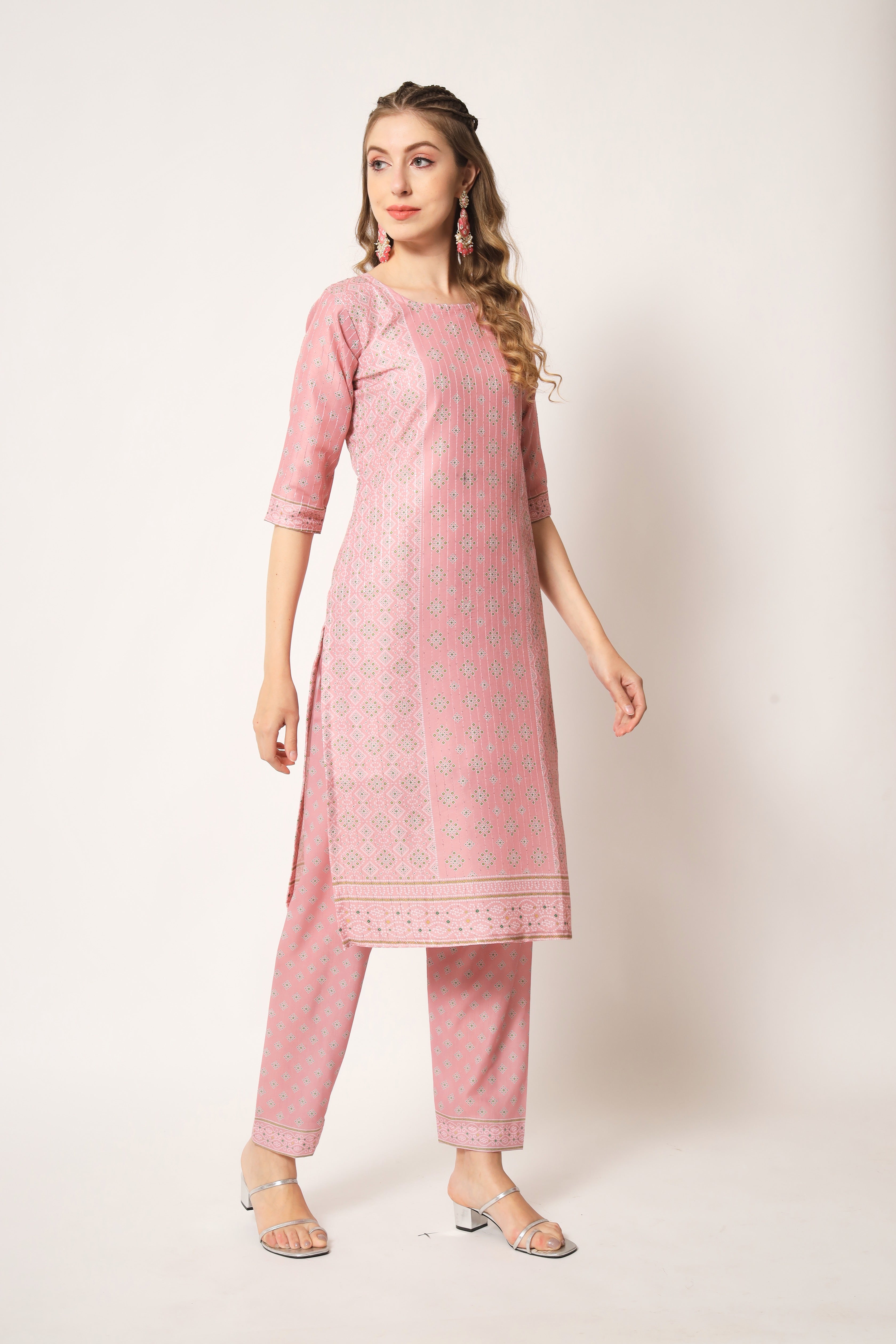 Embroidered Muslin Light Pink Trendy Salwar Kameez For Women
