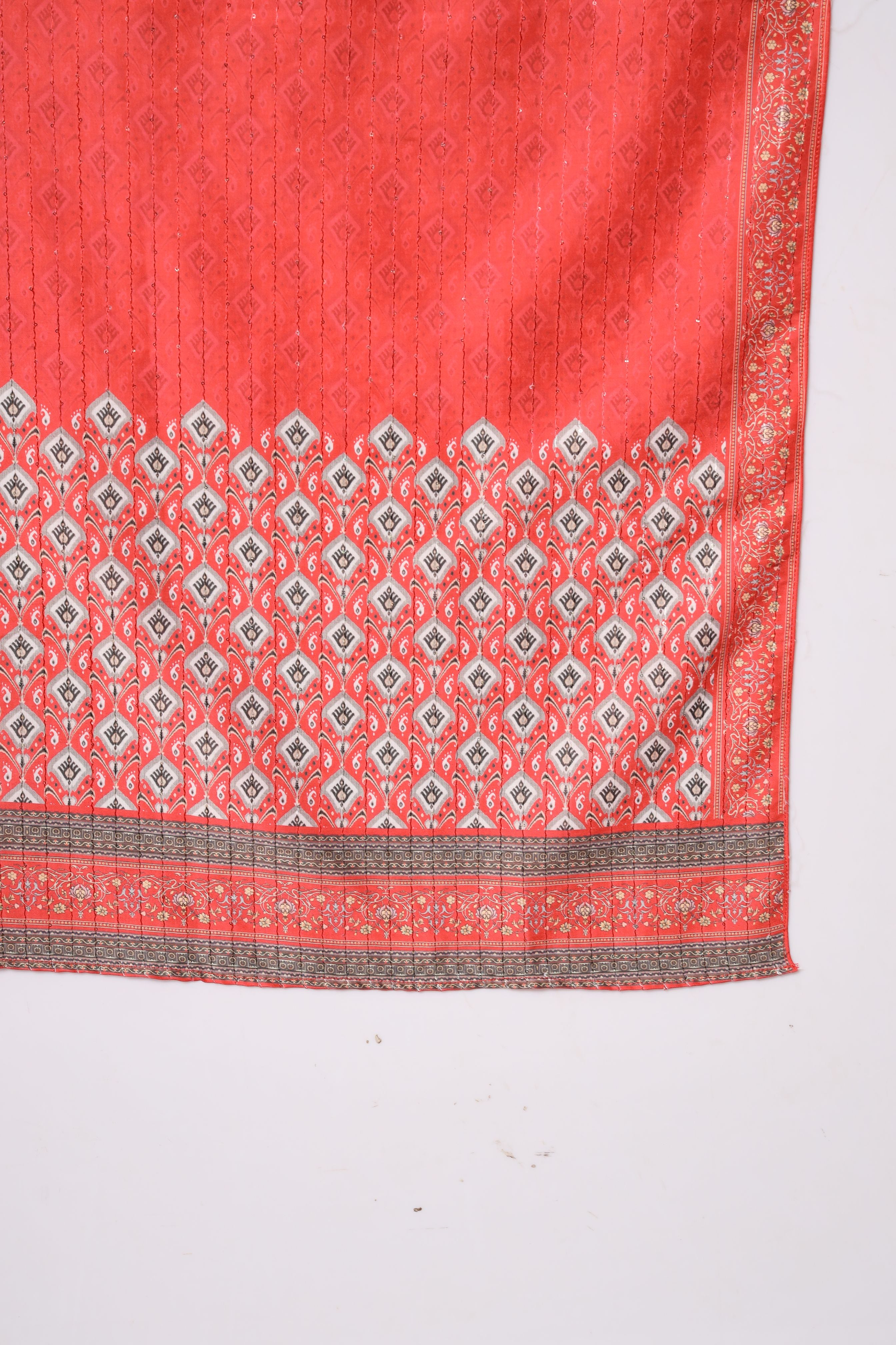 Embroidered Muslin Red Trendy Salwar Kameez For Women